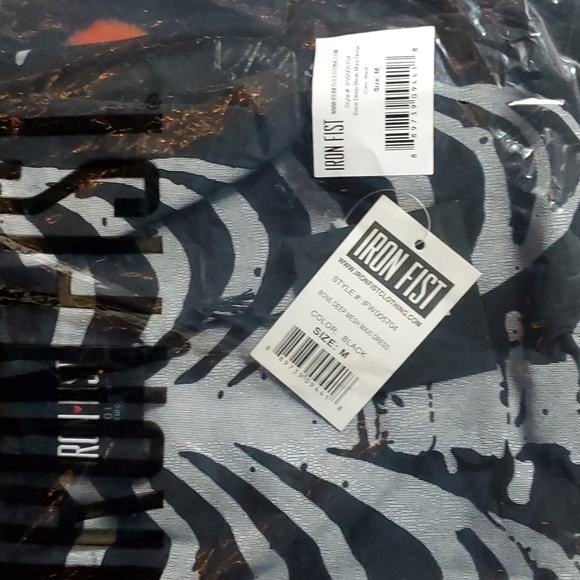 Iron Fist Bone Deep Mesh Maxi Dress NWT - Picture 4 of 4